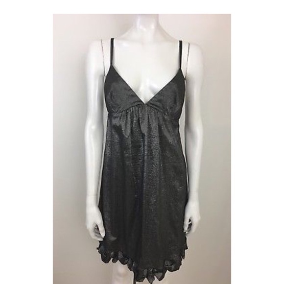 Rebecca Taylor Empire Waist Ruffle Hem Dress Sz 8 - Picture 1 of 5